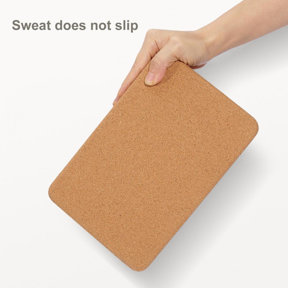 Yoga Block Cork - Beginner Yoga Block Eco-friendly Cork Yoga