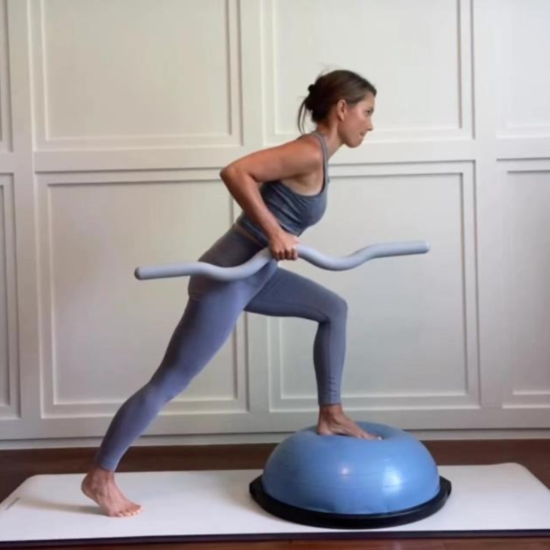 Home Pilates Yoga - Weighted Pilates Bar with Silicone Cover