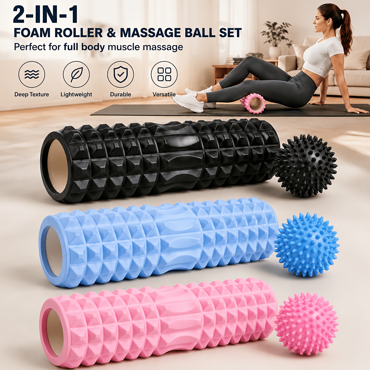 2pcs Full Body Massage Set Foa - Acupressure Ball Set recension och pris