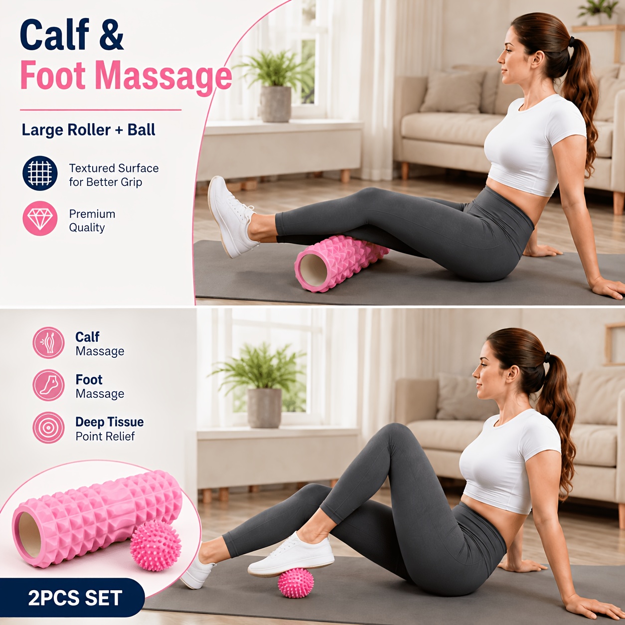 2pcs Full Body Massage Set Foa - Acupressure Ball Set recension och pris
