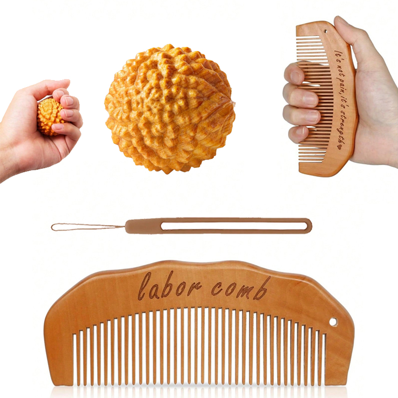 3pcs/Set Birth Comb Acupressur - Acupressure Ball Set recension och pris