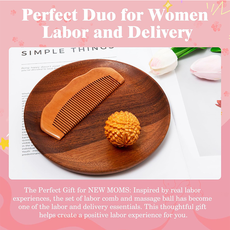 3pcs/Set Birth Comb Acupressur - Acupressure Ball Set recension och pris