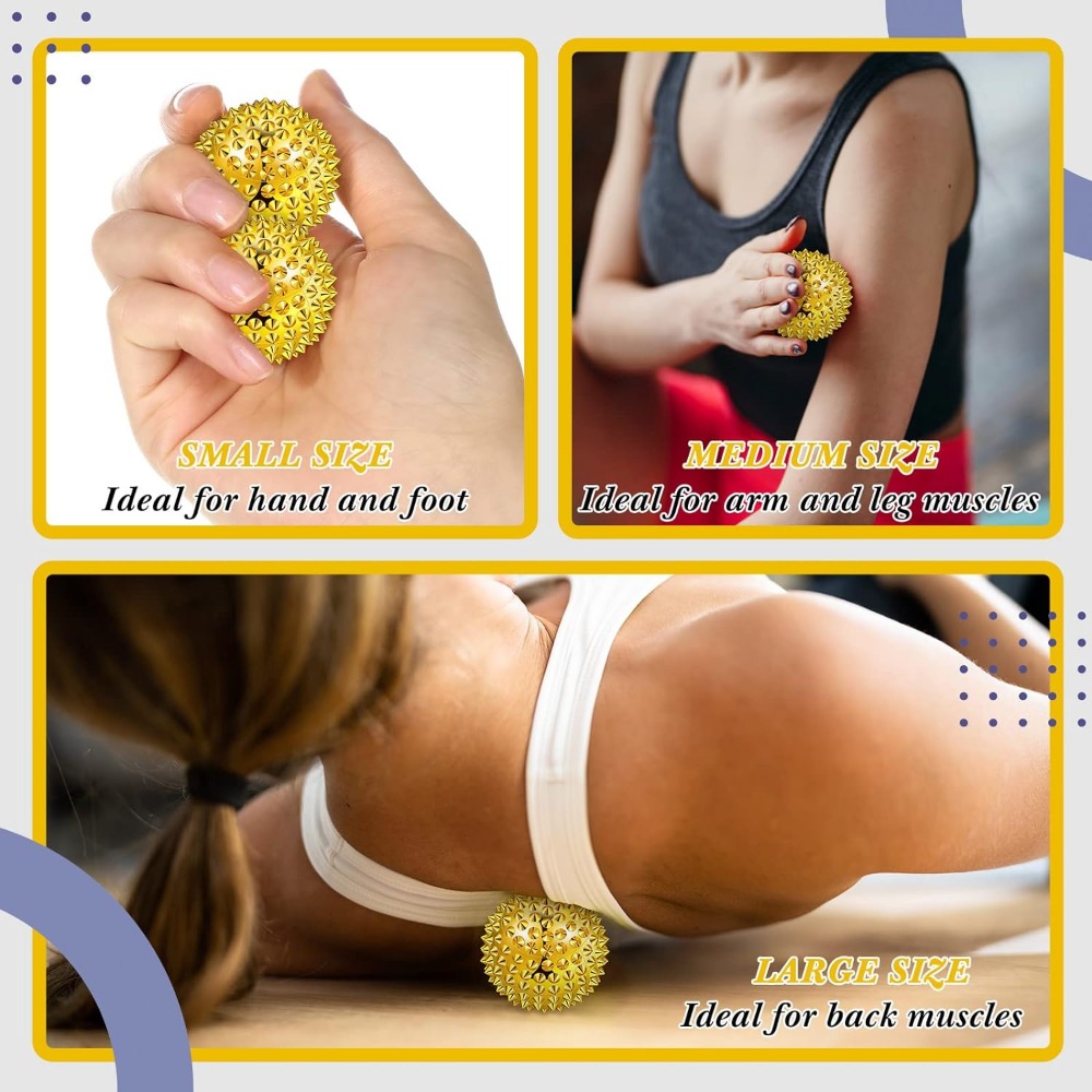 6Pcs/Set Magnetic Massage Ball - Acupressure Ball Set recension och pris