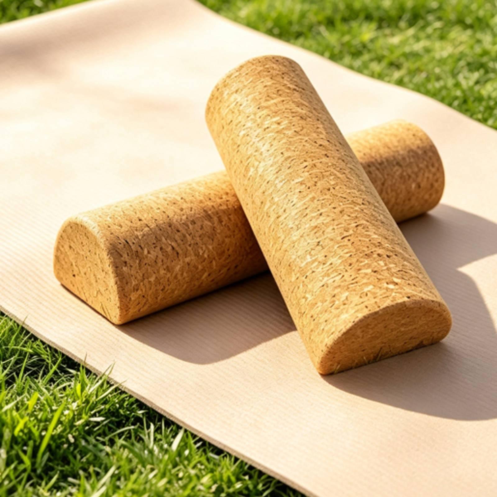 Durable Cork Stretching Pillar - Yoga Block Cork recension och pris