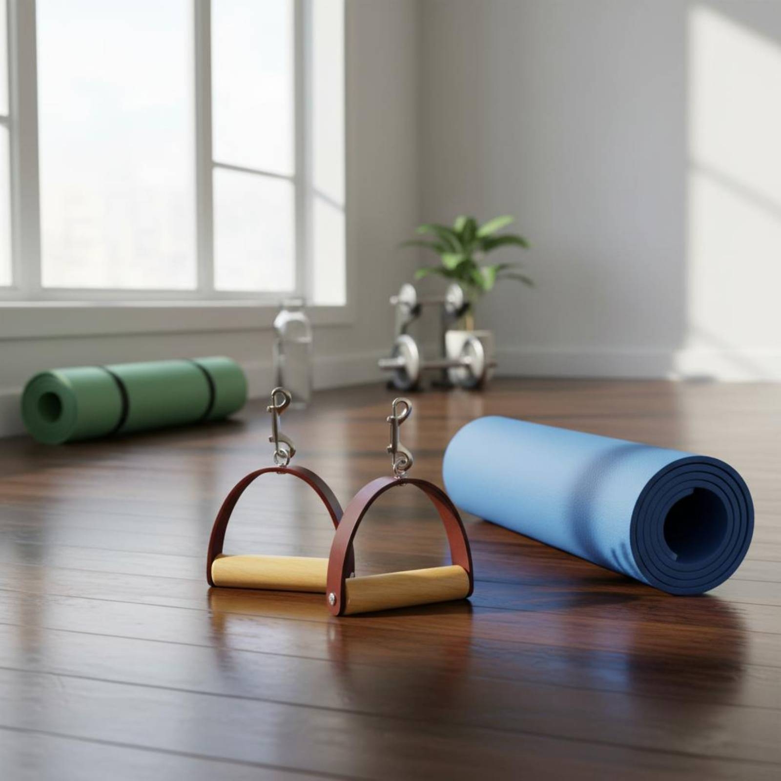 2Pcs/Set Pilates Leather Handl - Pilates & Yoga With Harna recension och pris