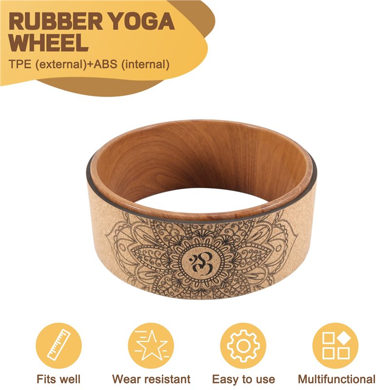 Superior-Cork Yoga Wheel For Y - Yoga Wheel Dharma recension och pris