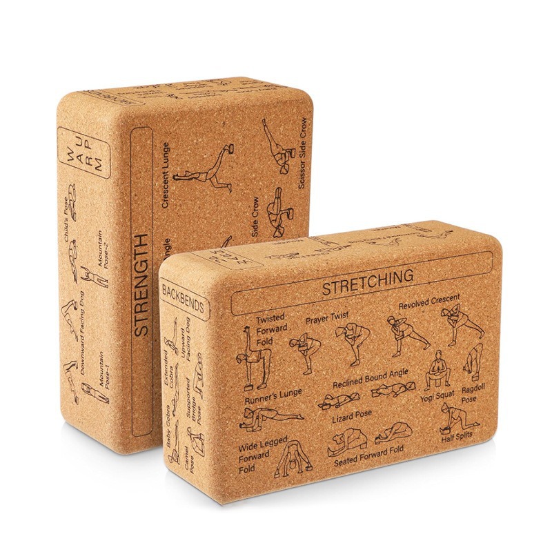 High‑Density Natural Cork Yoga - Yoga Block Cork recension och pris