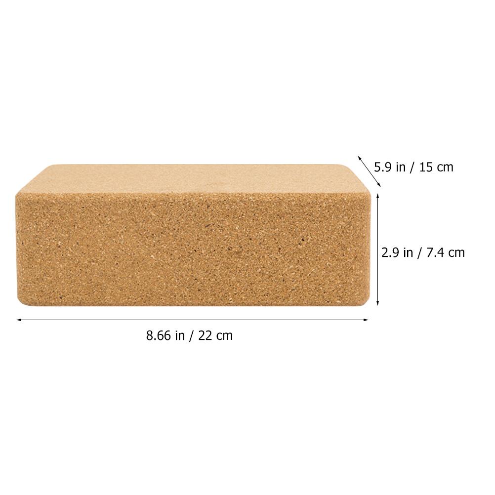 High Density Natural Cork Yoga - Yoga Block Cork recension och pris