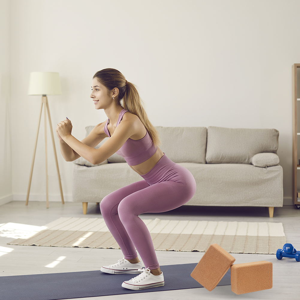1 Piece Cork Yoga Blocks Yoga  - Yoga Block Cork recension och pris