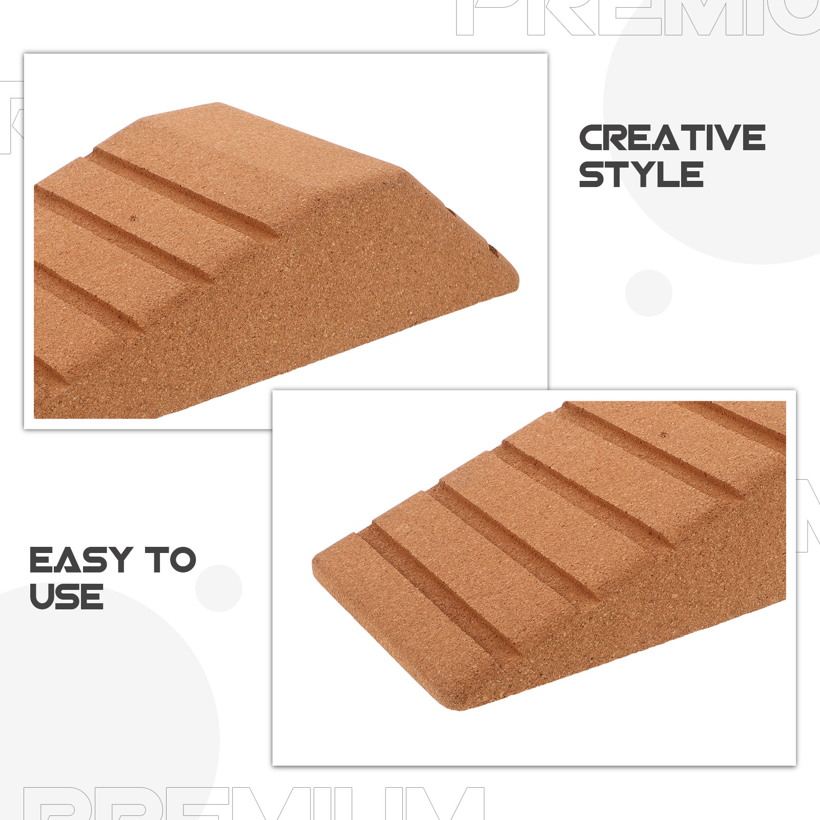 Cork Squat Trapezoid Yoga Bloc - Yoga Block Cork recension och pris